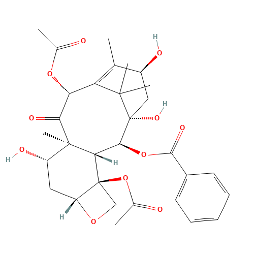 Baccatine III (CAS: 27548-93-2) - Chemical Structure and Molecular Formula 