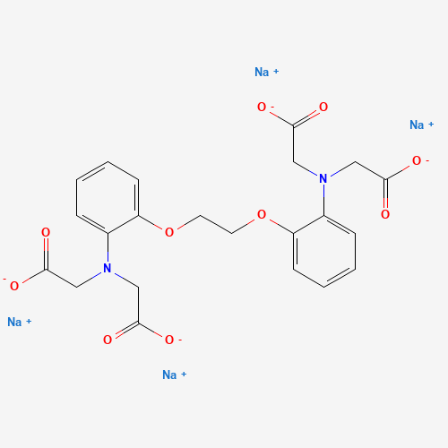 BAPTA,TETRASODIUM SALT (CAS: 126824-24-6) - Chemical Structure and Molecular Formula 