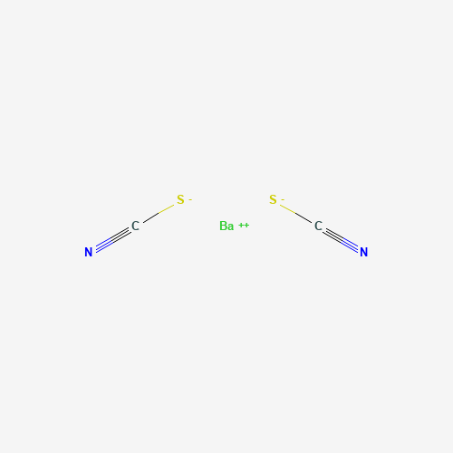 BARIUM THIOCYANATE (CAS: 2092-17-3) - Chemical Structure and Molecular Formula 