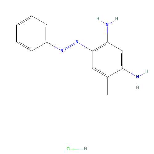 CHRYSOIDINE R (CAS: 4438-16-8) - Chemical Structure and Molecular Formula 