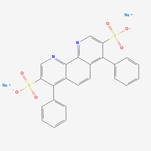 BATHOPHENANTHROLINEDISULFONIC ACID DISODIUM SALT TRIHYDRATE (CAS: 52746-49-3) - Chemical Structure and Molecular Formula 