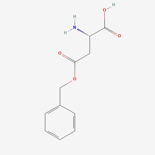 L-Aspartic acid 4-benzyl ester (CAS: 2177-63-1) - Chemical Structure and Molecular Formula 