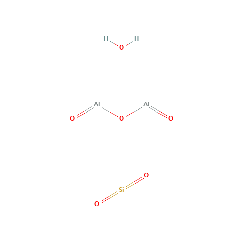 Bentonite (CAS: 1302-78-9) - Chemical Structure and Molecular Formula 