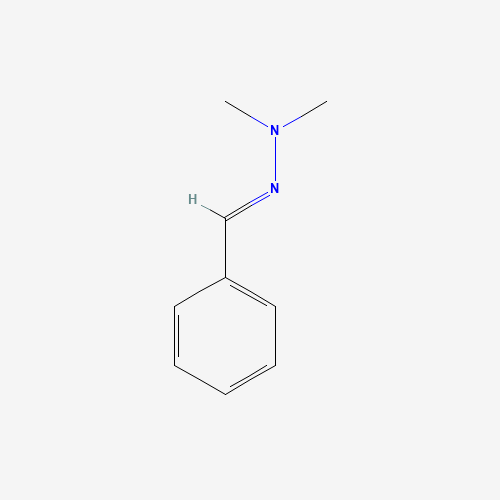 BENZALDEHYDE N,N-DIMETHYLHYDRAZONE (CAS: 1075-70-3) - Chemical Structure and Molecular Formula 
