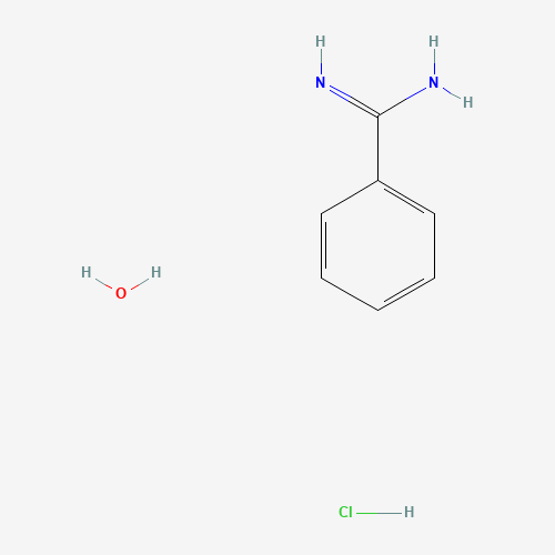 Benzamidine hydrochloride hydrate (CAS: 206752-36-5) - Chemical Structure and Molecular Formula 
