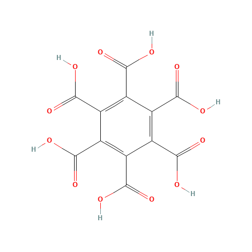 MELLITIC ACID (CAS: 517-60-2) - Chemical Structure and Molecular Formula 