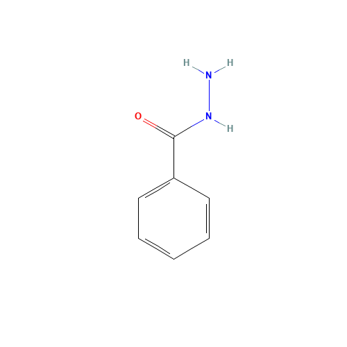 Benzoyl hydrazine (CAS: 613-94-5) - Chemical Structure and Molecular Formula 