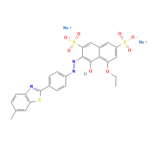 BenzoBrilliantGeraninB (CAS: 2846-11-9) - Chemical Structure and Molecular Formula 