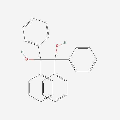 Benzopinacole (CAS: 464-72-2) - Chemical Structure and Molecular Formula 