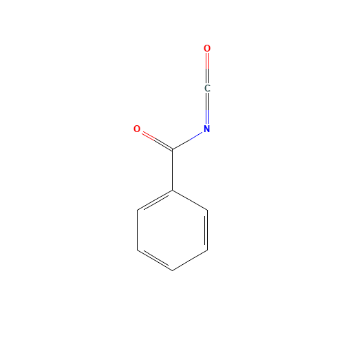 BENZOYL ISOCYANATE (CAS: 4461-33-0) - Chemical Structure and Molecular Formula 