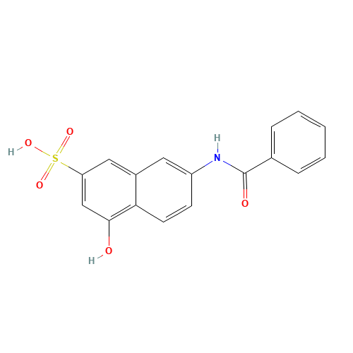 Benzoyl J acid (CAS: 132-87-6) - Chemical Structure and Molecular Formula 