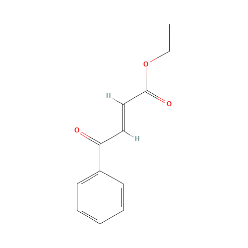 ETHYL 3-BENZOYLACRYLATE (CAS: 15121-89-8) - Chemical Structure and Molecular Formula 