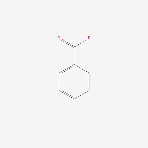 BENZOYL FLUORIDE (CAS: 455-32-3) - Chemical Structure and Molecular Formula 