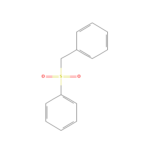 BENZYL PHENYL SULFONE (CAS: 3112-88-7) - Chemical Structure and Molecular Formula 