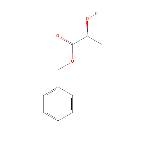 BENZYL L-LACTATE (CAS: 56777-24-3) - Chemical Structure and Molecular Formula 