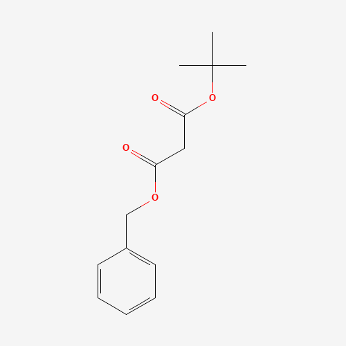 BENZYL TERT-BUTYL MALONATE (CAS: 72594-86-6) - Chemical Structure and Molecular Formula 