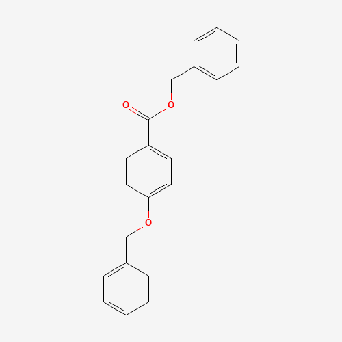 BENZYL 4-BENZYLOXYBENZOATE (CAS: 56442-22-9) - Chemical Structure and Molecular Formula 