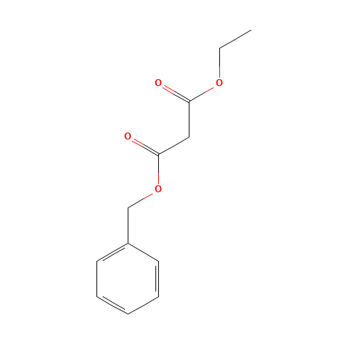 BENZYL ETHYL MALONATE (CAS: 42998-51-6) - Chemical Structure and Molecular Formula 
