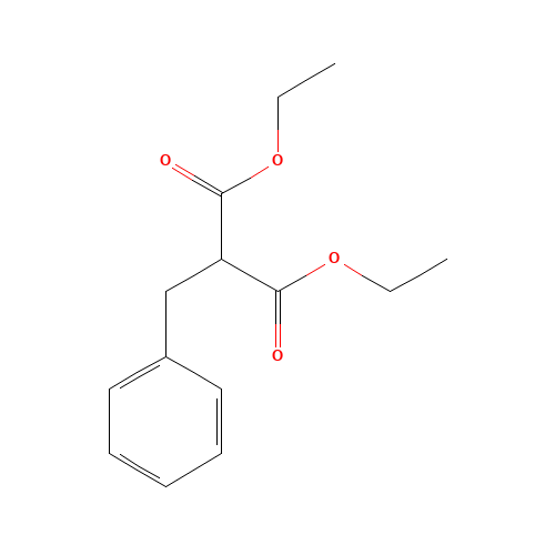 Diethyl benzylmalonate (CAS: 607-81-8) - Chemical Structure and Molecular Formula 