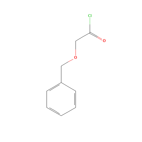 Benzyloxyacetyl chloride (CAS: 19810-31-2) - Chemical Structure and Molecular Formula 