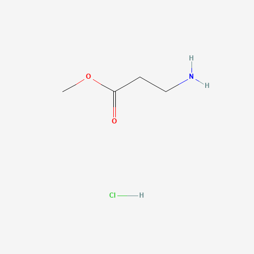 Methyl 3-aminopropionate hydrochloride (CAS: 3196-73-4) - Chemical Structure and Molecular Formula 