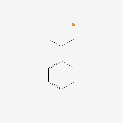 1-BROMO-2-PHENYLPROPANE (CAS: 1459-00-3) - Chemical Structure and Molecular Formula 