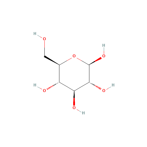 DEXTROSE (CAS: 492-61-5) - Chemical Structure and Molecular Formula 