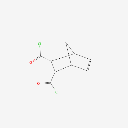 TRANS-5-NORBORNENE-2,3-DICARBONYL CHLORIDE (CAS: 4582-21-2) - Chemical Structure and Molecular Formula 