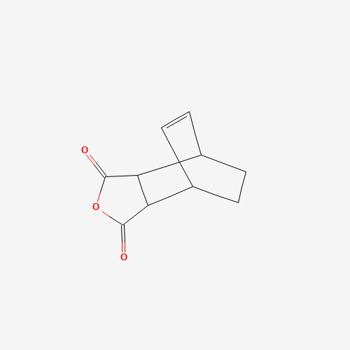 ENDO-BICYCLO[2.2.2]OCT-5-ENE-2,3-DICARBOXYLIC ANHYDRIDE (CAS: 24327-08-0) - Chemical Structure and Molecular Formula 