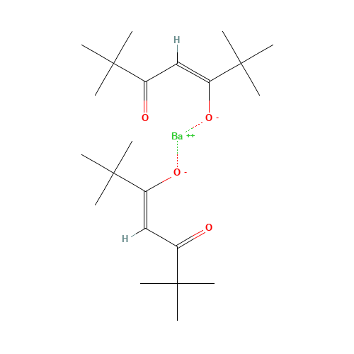 Barium bis(2,2,6,6-tetramethyl-3,5-heptanedionate) hydrate (CAS: 17594-47-7) - Related Chemical Product