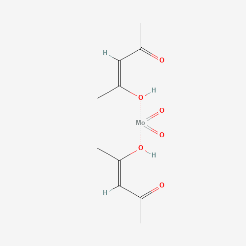 Molybdenyl acetylacetonate (CAS: 17524-05-9) - Chemical Structure and Molecular Formula 
