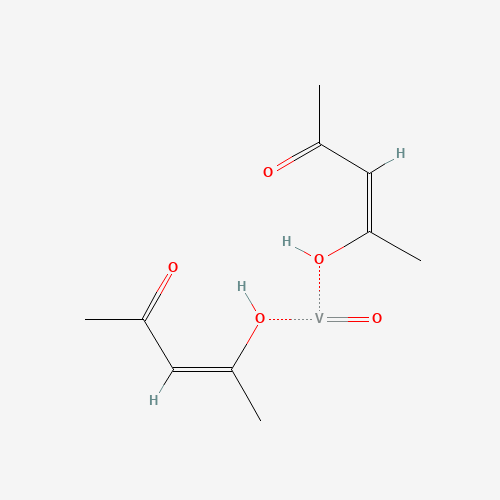 Vanadyl acetylacetonate (CAS: 3153-26-2) - Chemical Structure and Molecular Formula 