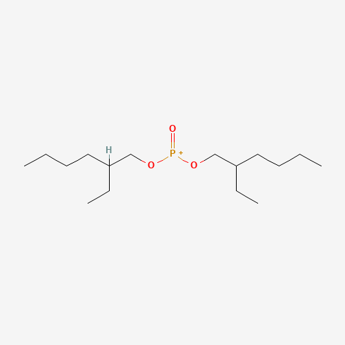 BIS(2-ETHYLHEXYL) PHOSPHITE (CAS: 3658-48-8) - Chemical Structure and Molecular Formula 