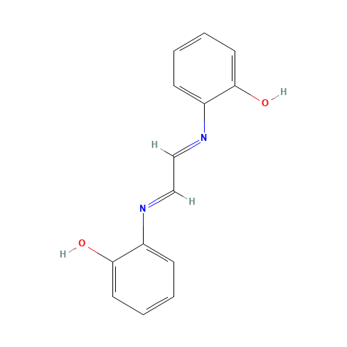 Glyoxalbis(2-hydroxyanil) (CAS: 1149-16-2) - Chemical Structure and Molecular Formula 