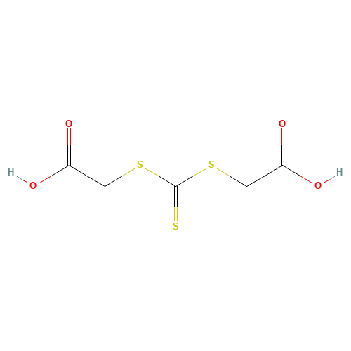 BIS(CARBOXYMETHYL) TRITHIOCARBONATE (CAS: 6326-83-6) - Chemical Structure and Molecular Formula 