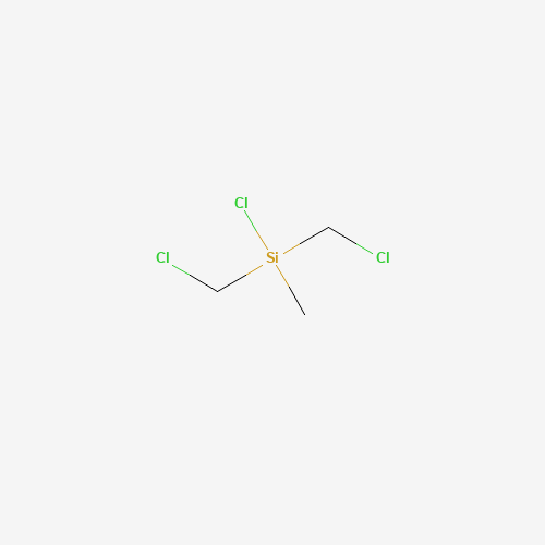 BIS(CHLOROMETHYL)METHYLCHLOROSILANE (CAS: 18171-56-7) - Chemical Structure and Molecular Formula 