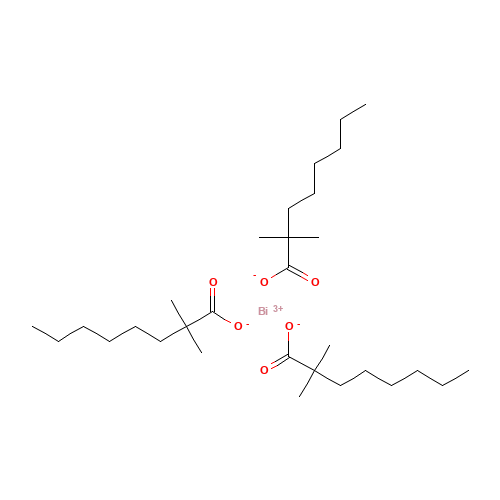 BISMUTH NEODECANOATE (CAS: 34364-26-6) - Chemical Structure and Molecular Formula 