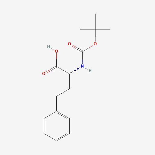 Boc-D-homophenylalanine (CAS: 82732-07-8) - Chemical Structure and Molecular Formula 