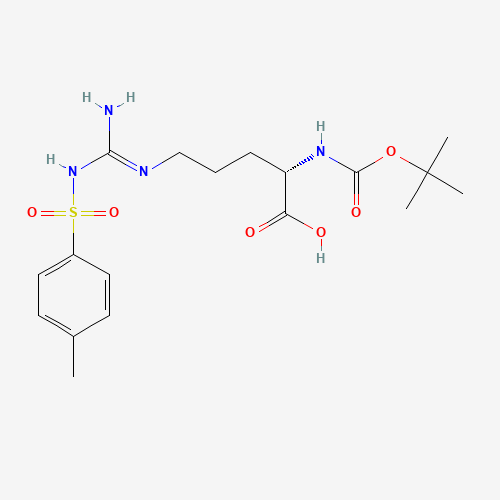 Boc-Arg(Tos)-OH (CAS: 13836-37-8) - Chemical Structure and Molecular Formula 