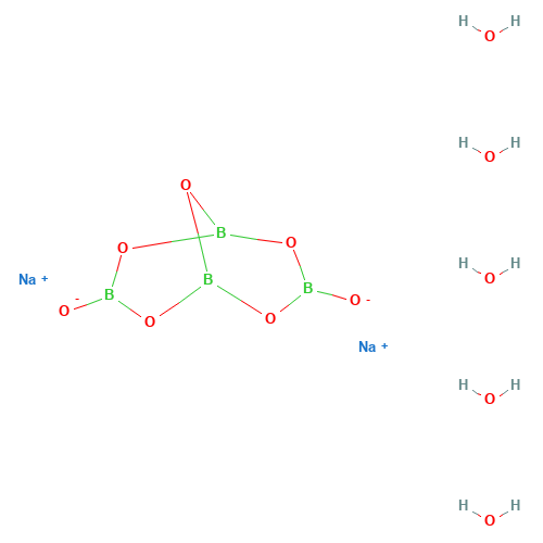 Sodium tetraborate pentahydrate (CAS: 12179-04-3) - Related Chemical Product