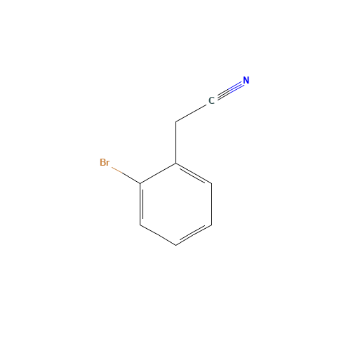 2-Bromobenzyl cyanide (CAS: 19472-74-3) - Chemical Structure and Molecular Formula 