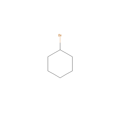 Cyclohexyl bromide (CAS: 108-85-0) - Chemical Structure and Molecular Formula 