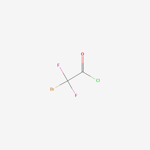 BROMODIFLUOROACETYL CHLORIDE (CAS: 3832-48-2) - Chemical Structure and Molecular Formula 