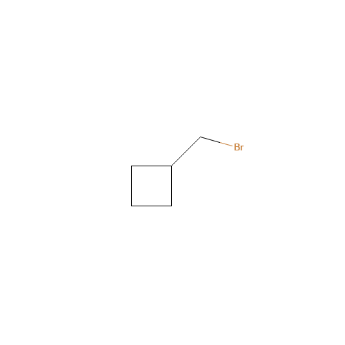 (Bromomethyl)cyclobutane (CAS: 17247-58-4) - Chemical Structure and Molecular Formula 