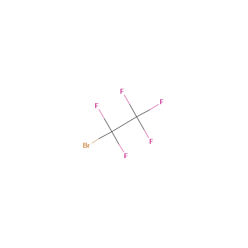 BROMOPENTAFLUOROETHANE (CAS: 354-55-2) - Chemical Structure and Molecular Formula 