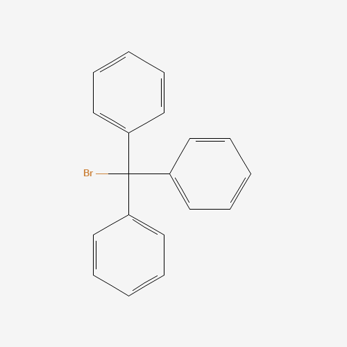 Triphenylmethyl bromide (CAS: 596-43-0) - Chemical Structure and Molecular Formula 