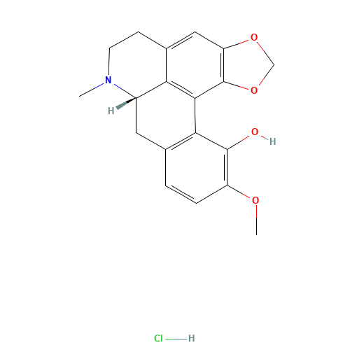 BULBOCAPNINE HYDROCHLORIDE (CAS: 632-47-3) - Chemical Structure and Molecular Formula 