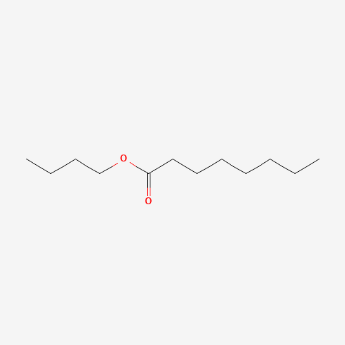 BUTYL CAPRYLATE (CAS: 589-75-3) - Chemical Structure and Molecular Formula 