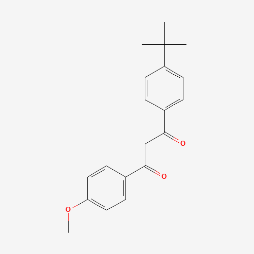 Avobenzone (CAS: 70356-09-1) - Chemical Structure and Molecular Formula 