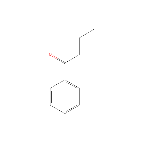 Butyrophenone (CAS: 495-40-9) - Chemical Structure and Molecular Formula 